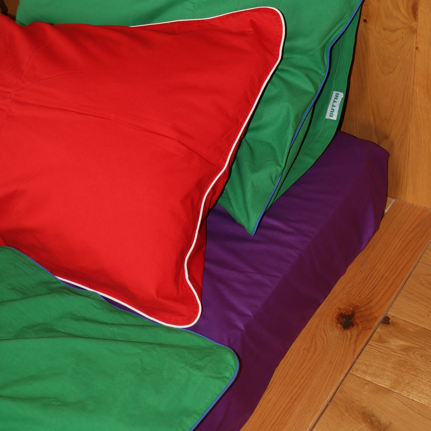 Fitted Sheet BORDERLINE: Purple