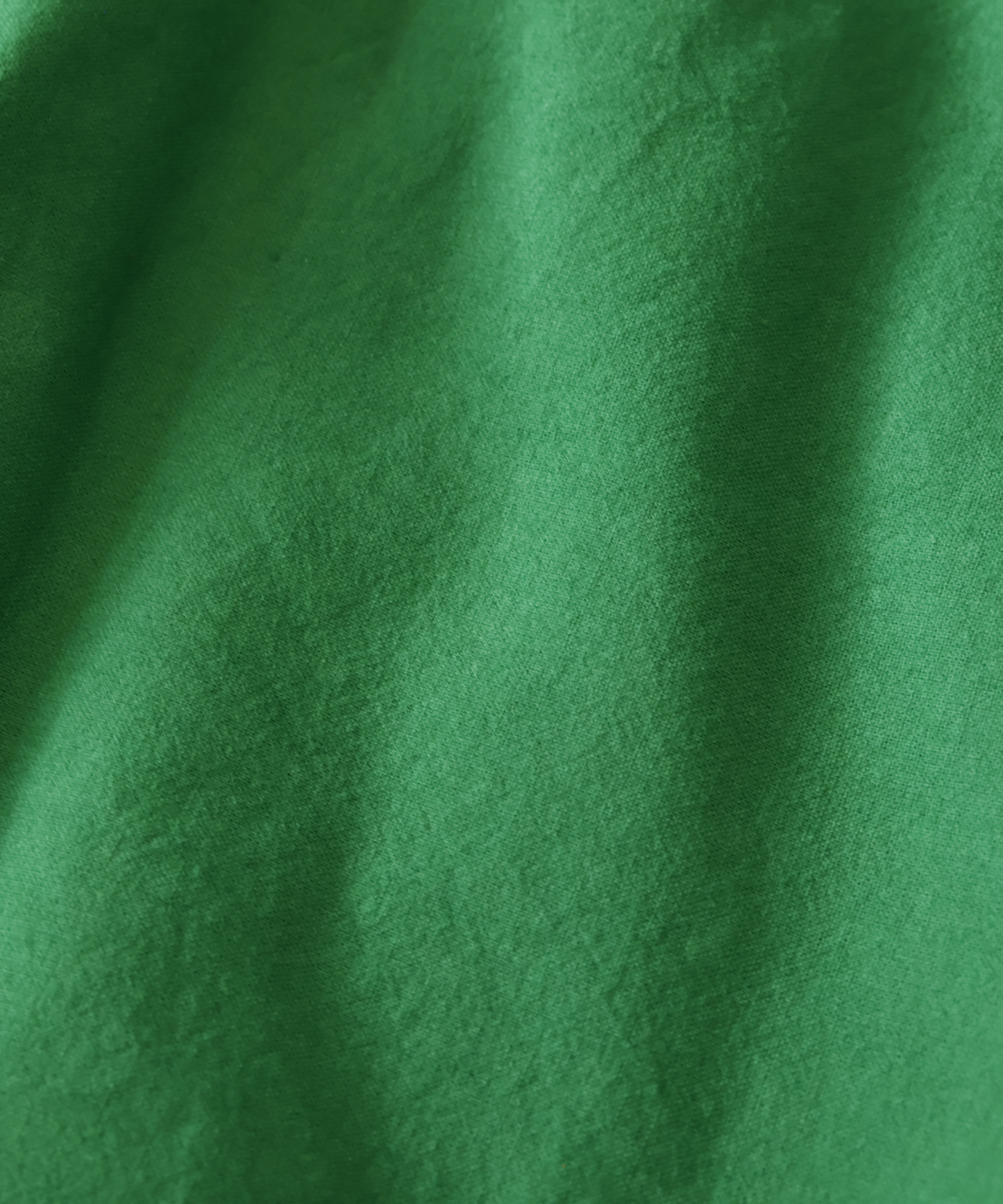 Close-up of green fabric texture