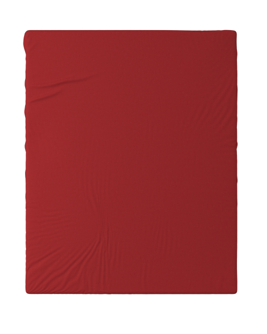 Fitted Sheet BORDERLINE: Red