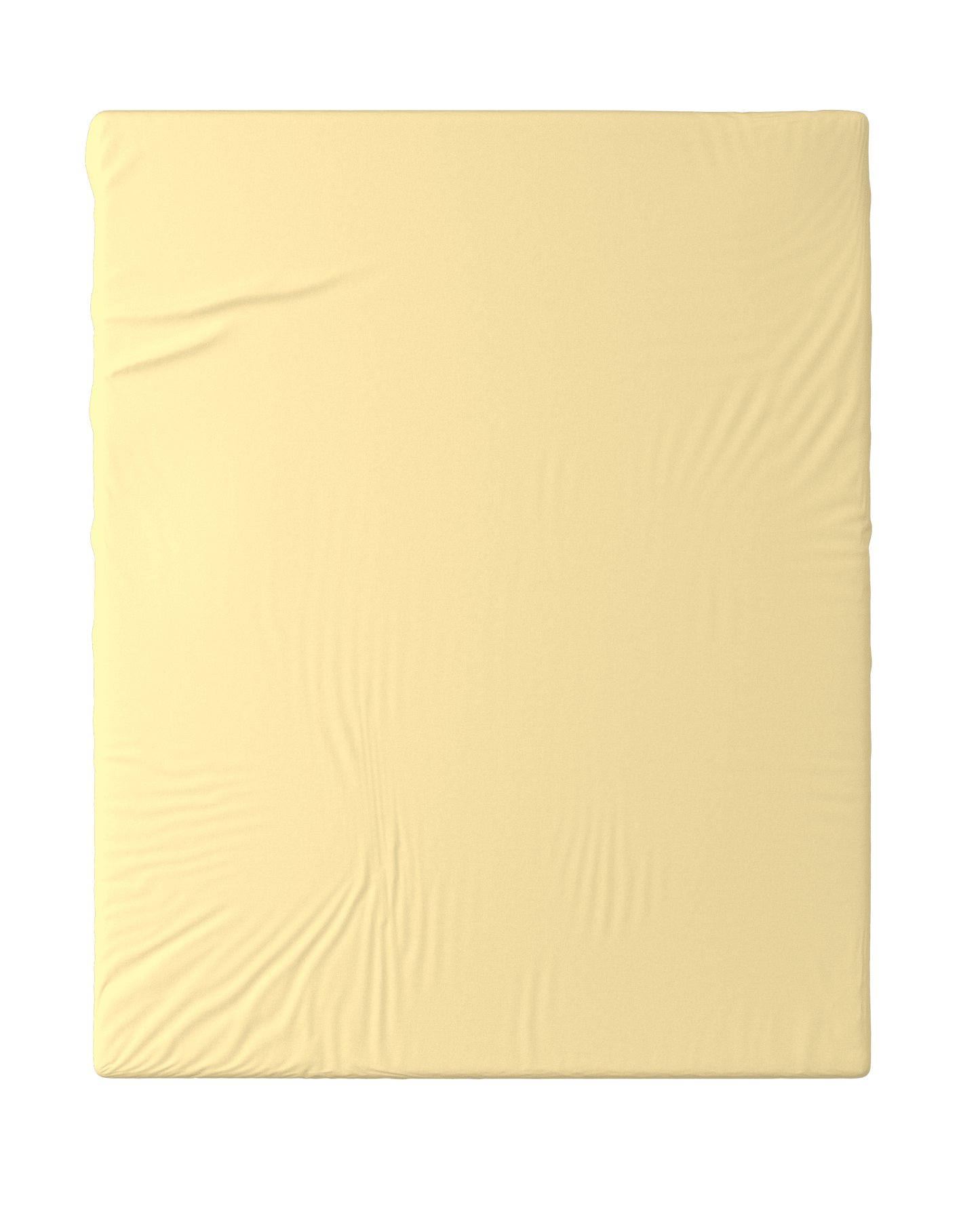 Fitted Sheet BORDERLINE: Butter Yellow