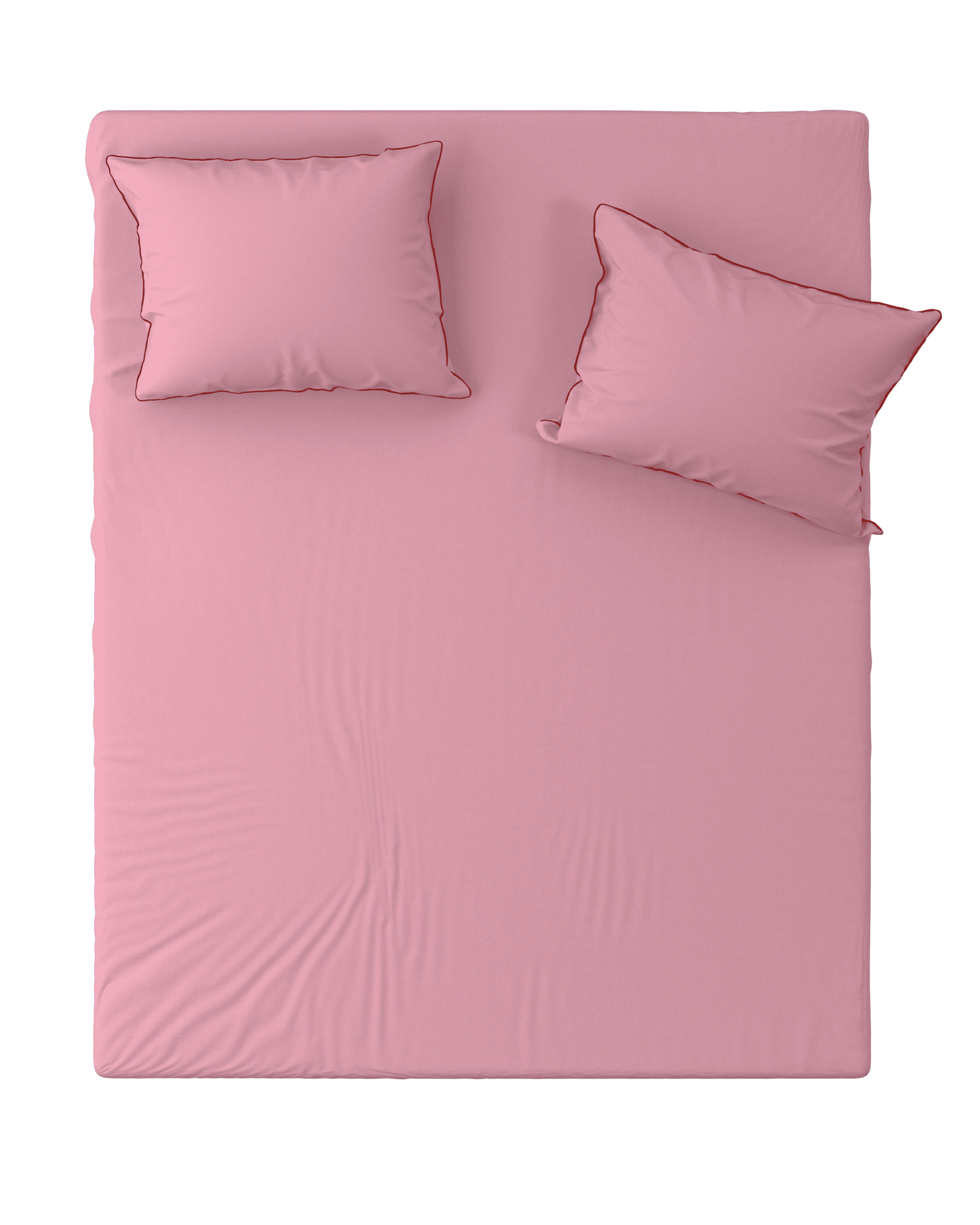 Flat Sheet BORDERLINE: Dusty Pink