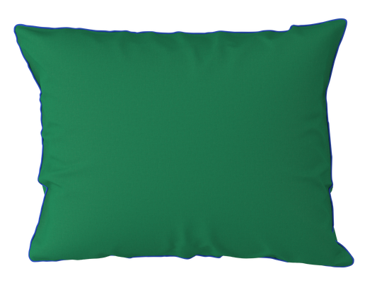 Pillowcase BORDERLINE Combo 03: Navy on Green