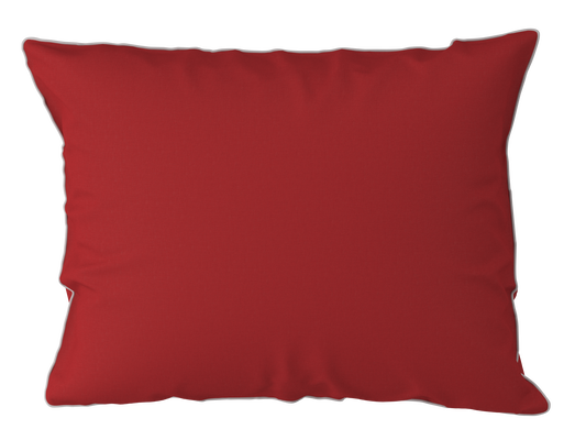Pillowcase BORDERLINE Combo 08: White on Red