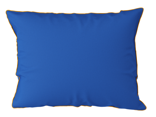 Pillowcase BORDERLINE Combo 06: Orange on Navy Blue