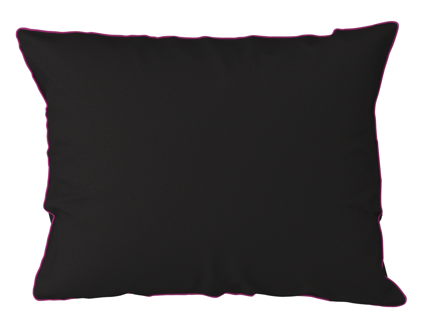 Pillowcase BORDERLINE Combo 09: Hot Pink on Black