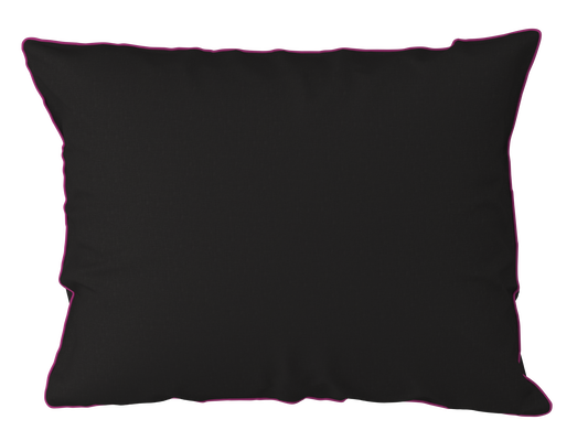 Pillowcase BORDERLINE Combo 09: Hot Pink on Black