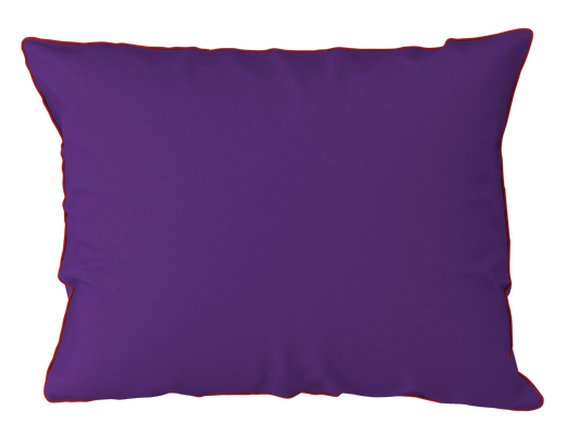 Pillowcase BORDERLINE Combo 07: Red on Purple