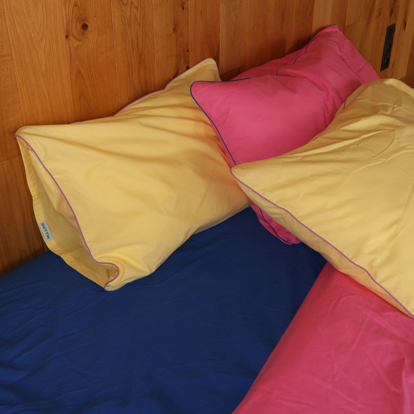 Fitted Sheet BORDERLINE: Navy