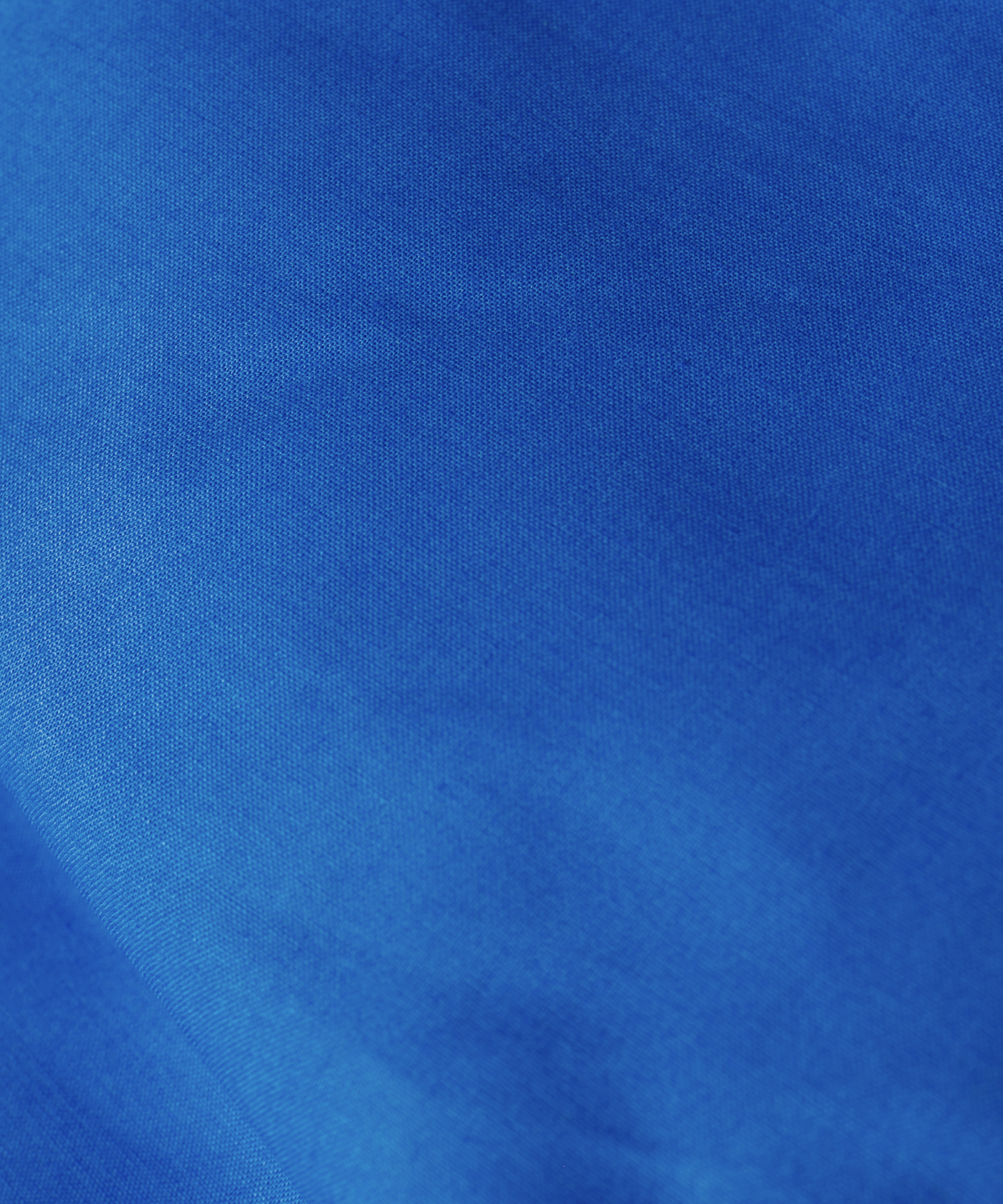 Close-up of blue fabric texture
