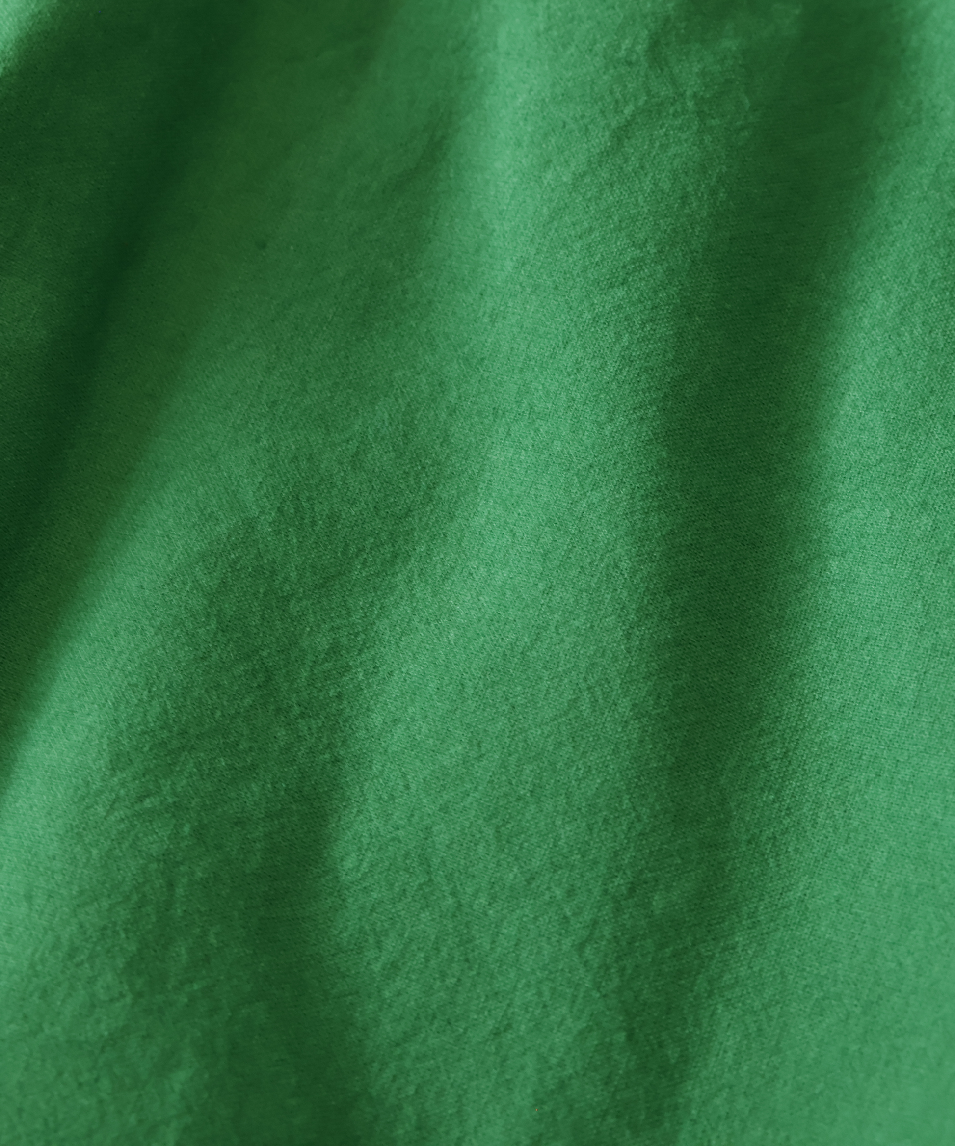 Close-up of green fabric texture