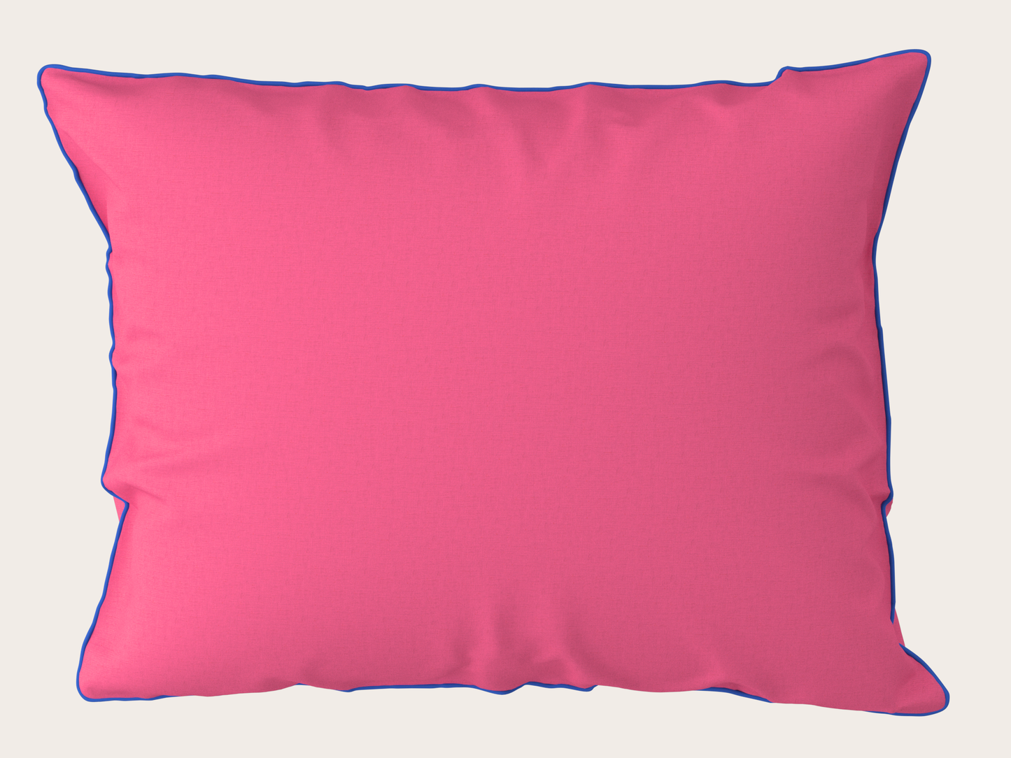 Pillowcase BORDERLINE Combo 04: Navy on Hot Pink