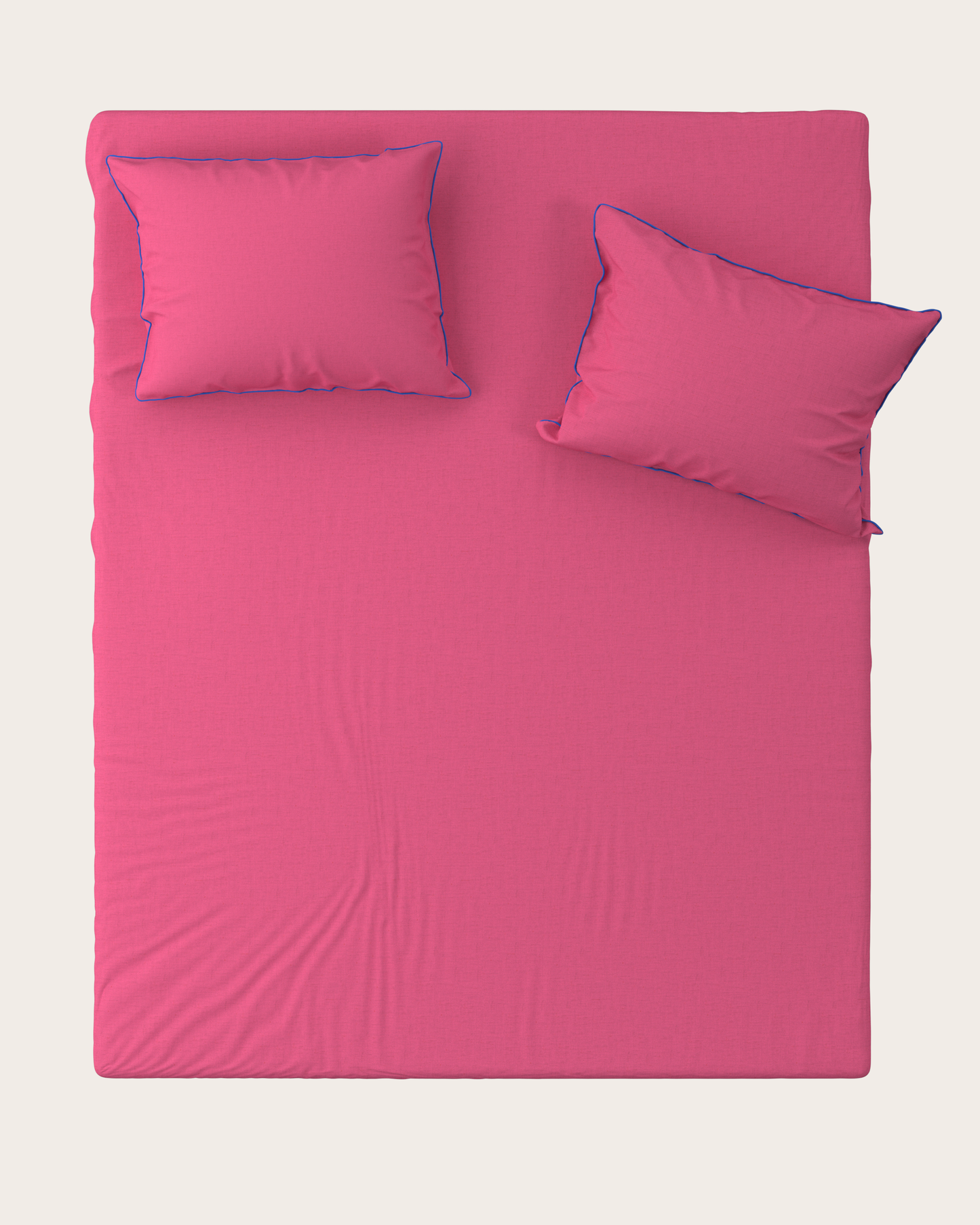 Flat Sheet BORDERLINE: Hot Pink
