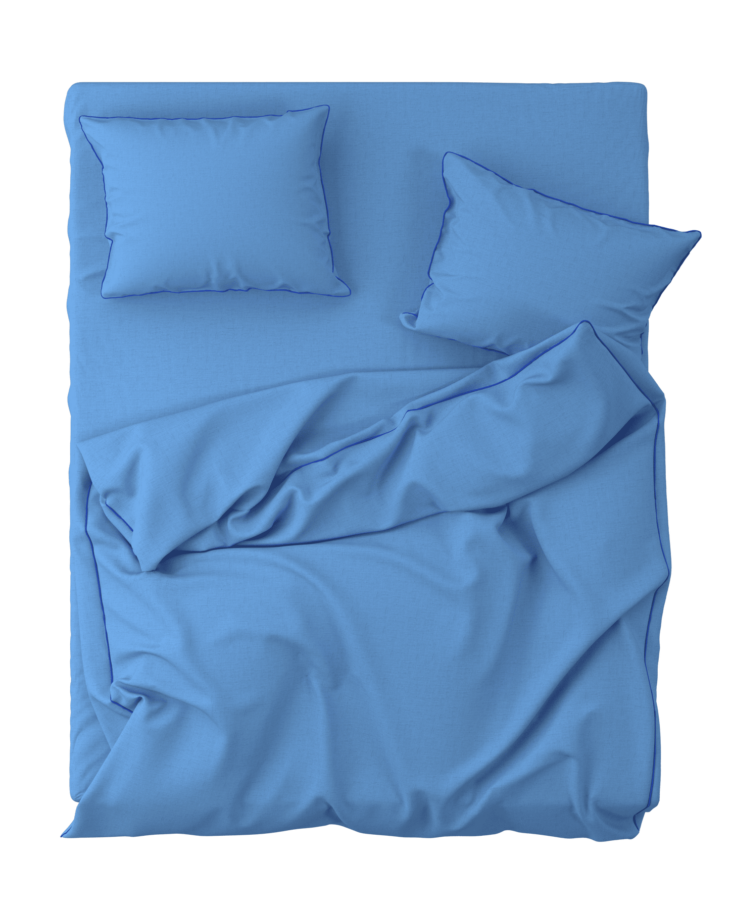 Duvet cover BORDERLINE Combo 01: Navy on Blue