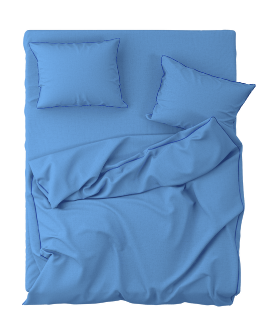 Duvet cover BORDERLINE Combo 01: Navy on Blue